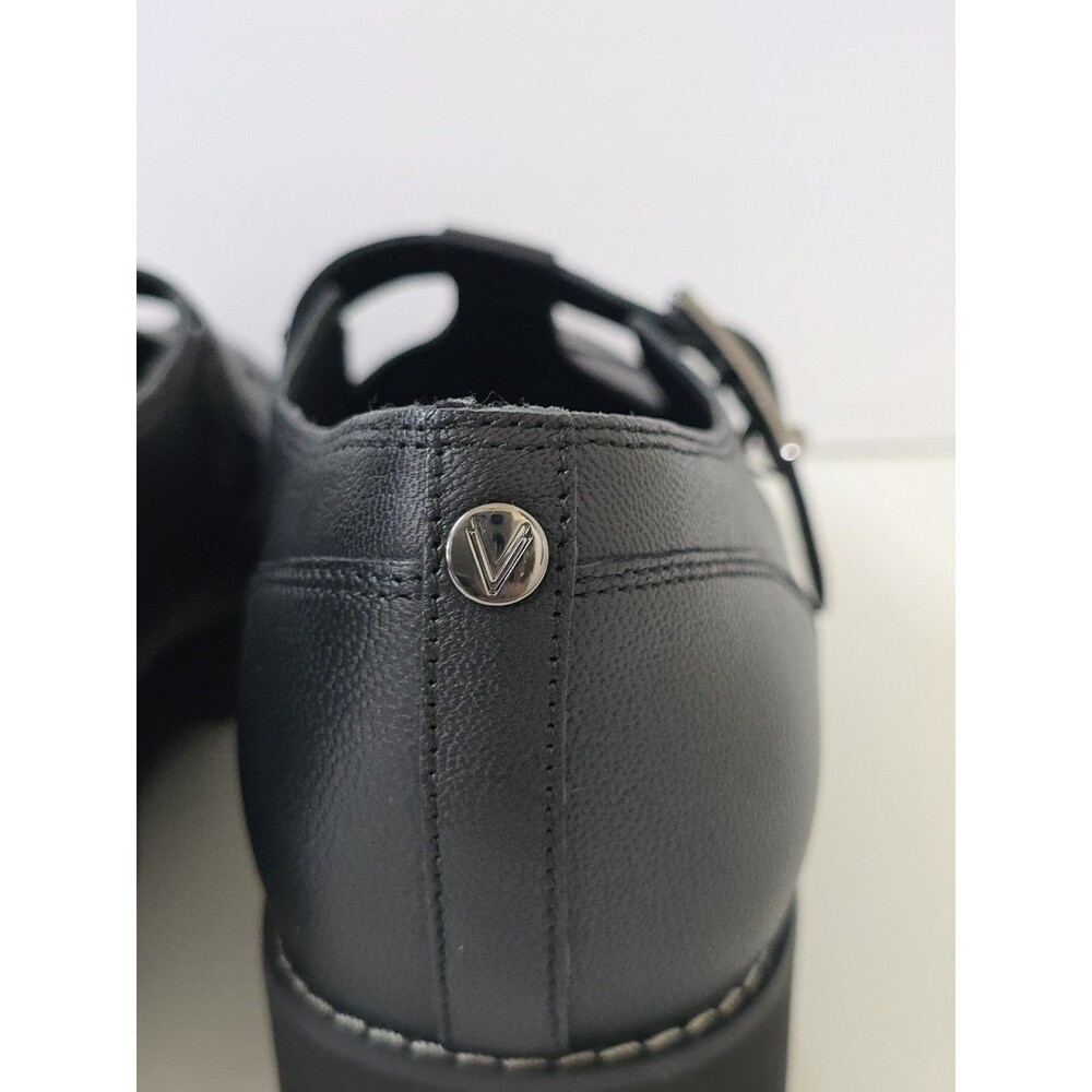 Vionic Black Leather Buckle Mary Jane Flats - Picture 11 of 13